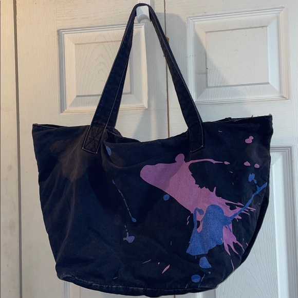 Juicy Couture Canvas Splatter Print Tote Bag - Picture 5 of 8